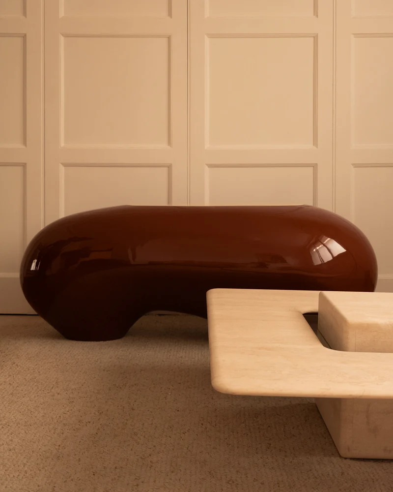 Lacquered Bench - 1970s
