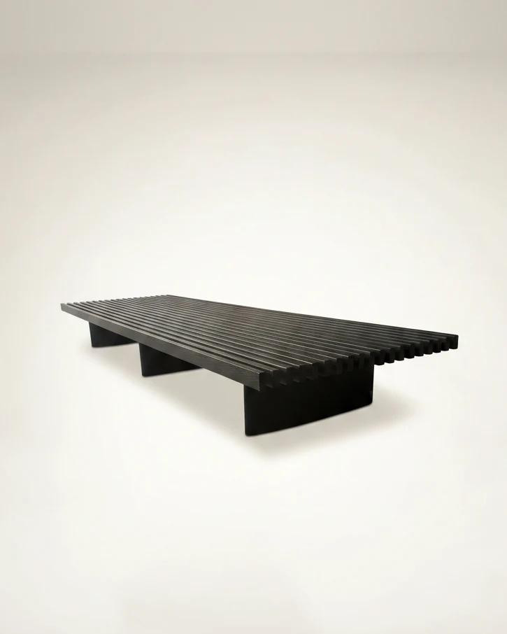 514 Refolo Tokyo seating bench by Charlotte Perriand for Cassina 2000s