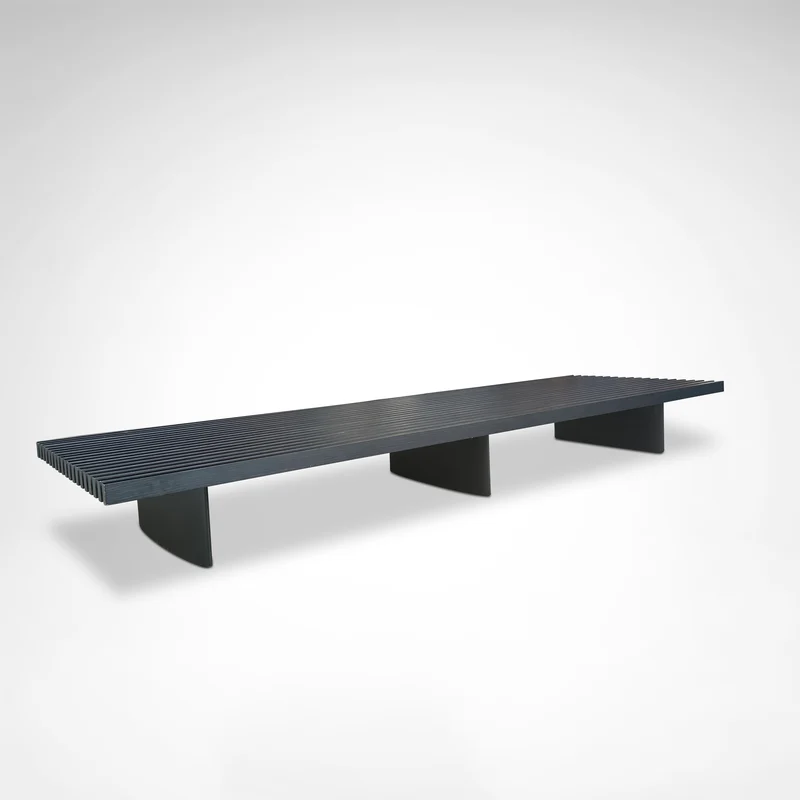 514 Refolo Tokyo seating bench by Charlotte Perriand for Cassina 2000s