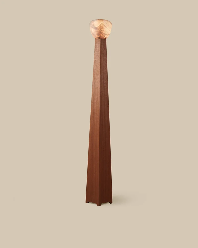 Vesuvius Alabaster Floor Lamp