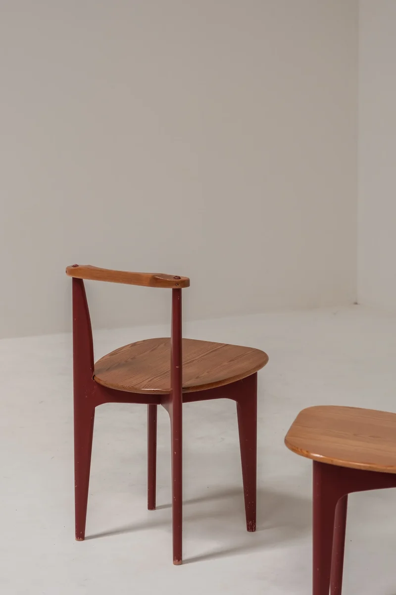 Pair of Yngve Ekström Chairs, Finland, 1950