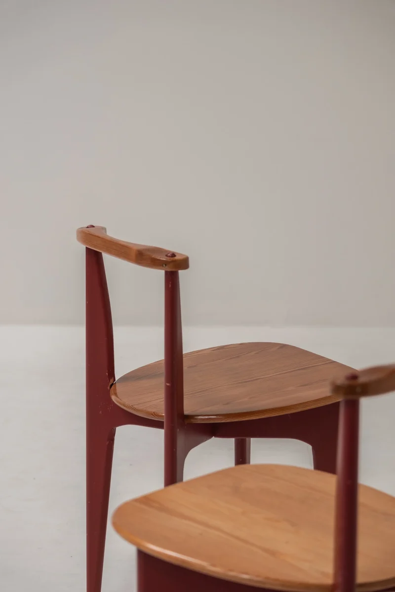 Pair of Yngve Ekström Chairs, Finland, 1950
