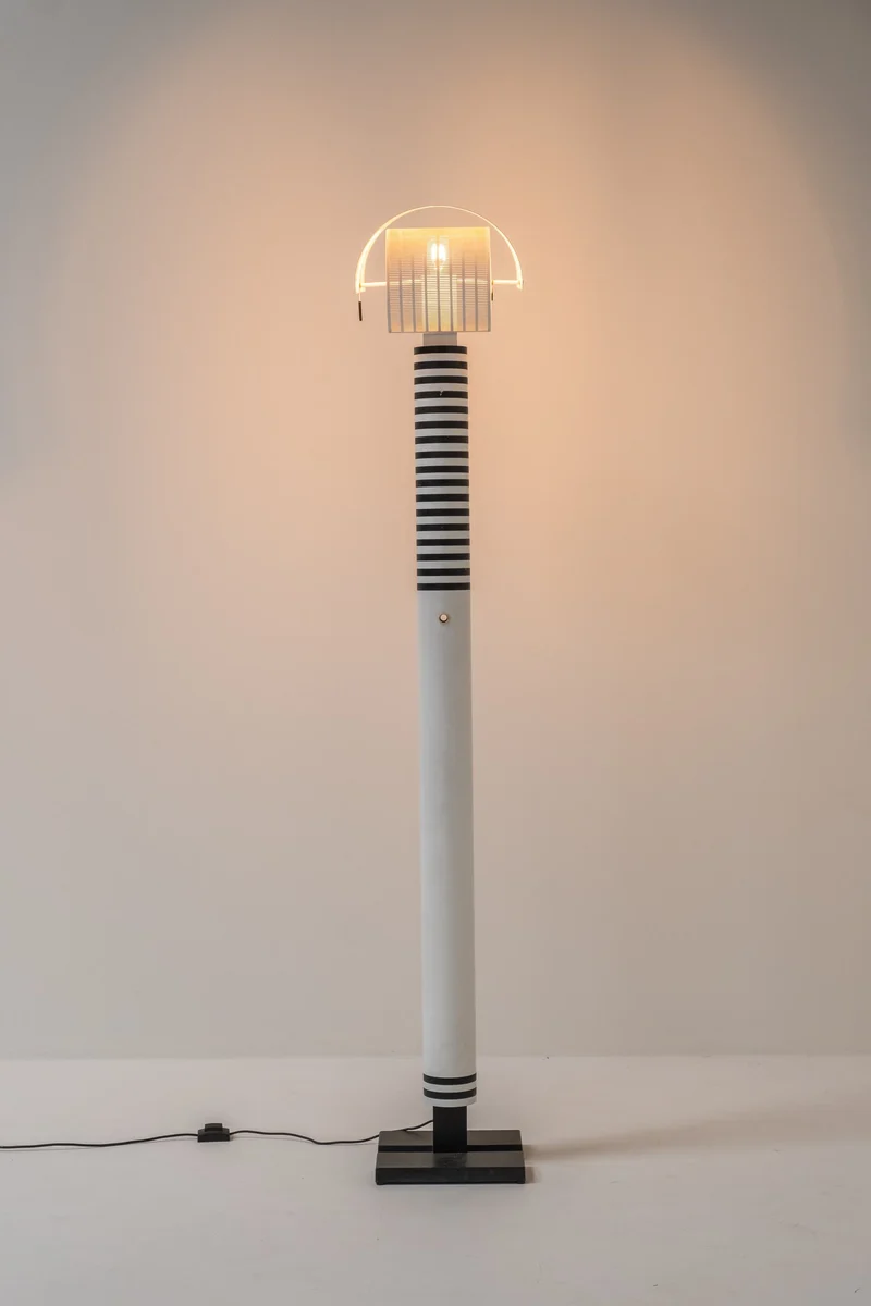 Vintage Postmodern Shogun Floor Lamp by Mario Botta