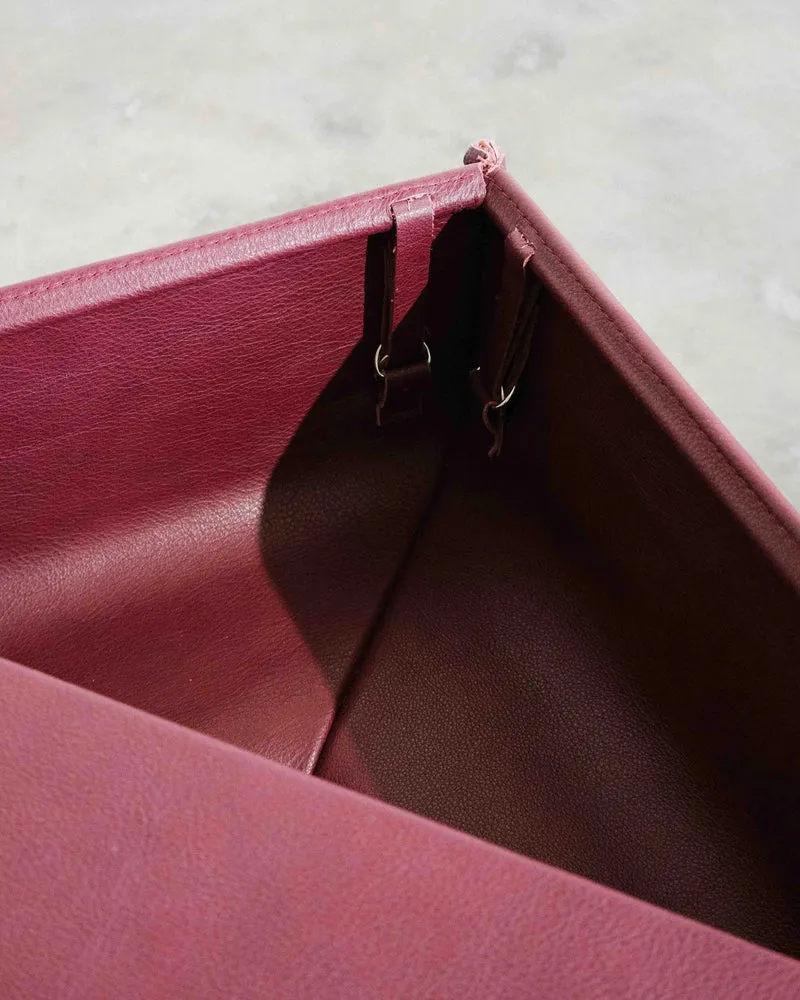 FINN Leather Side Table