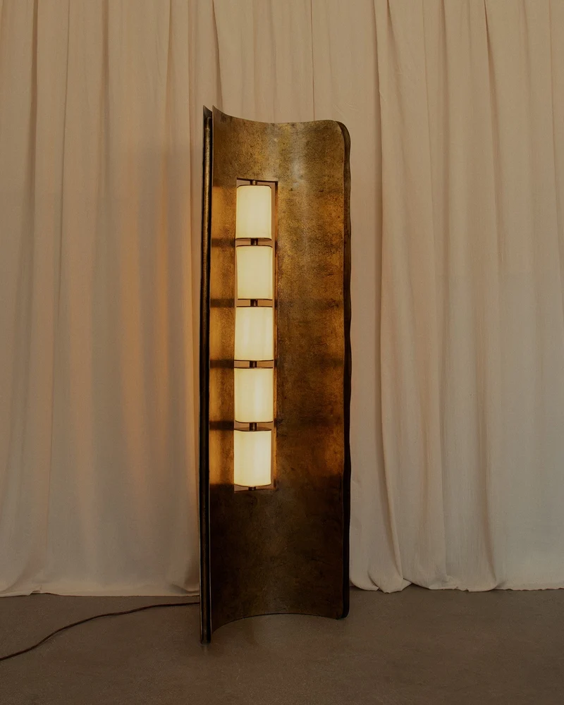 Curio No.3 Brass Floor Lamp