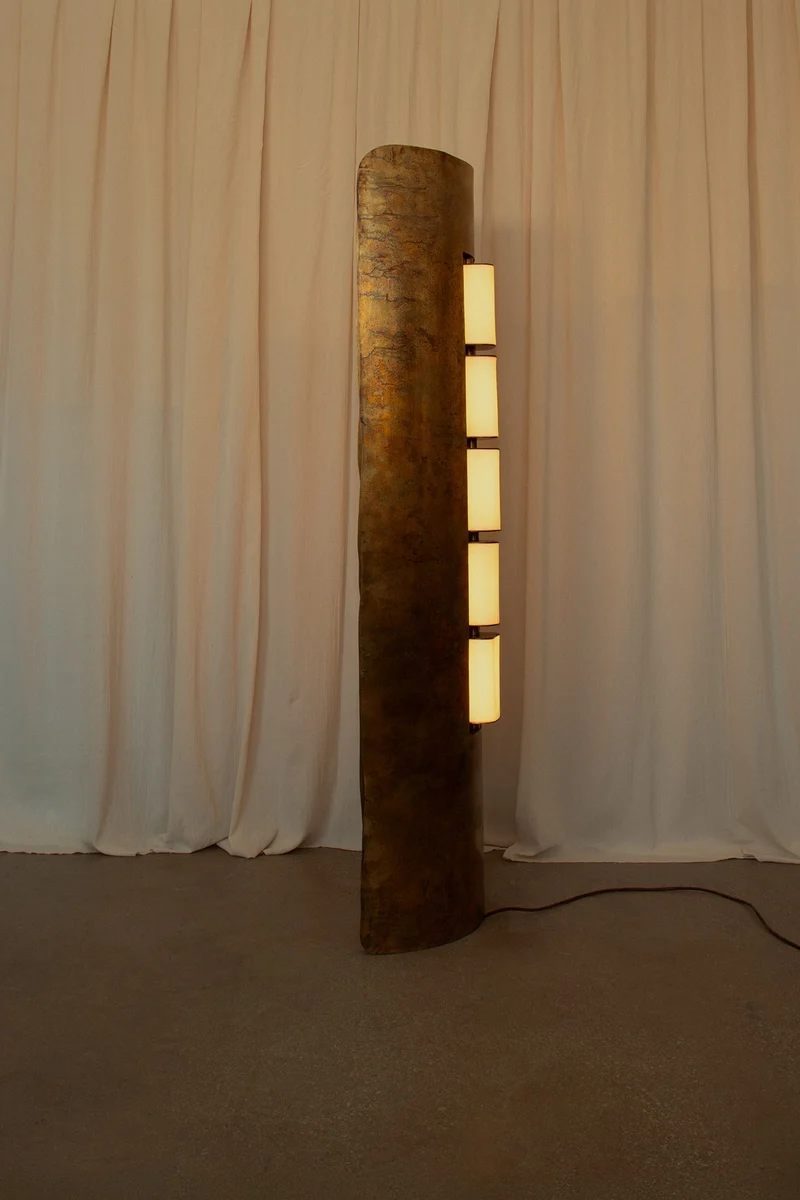 Curio No.3 Brass Floor Lamp