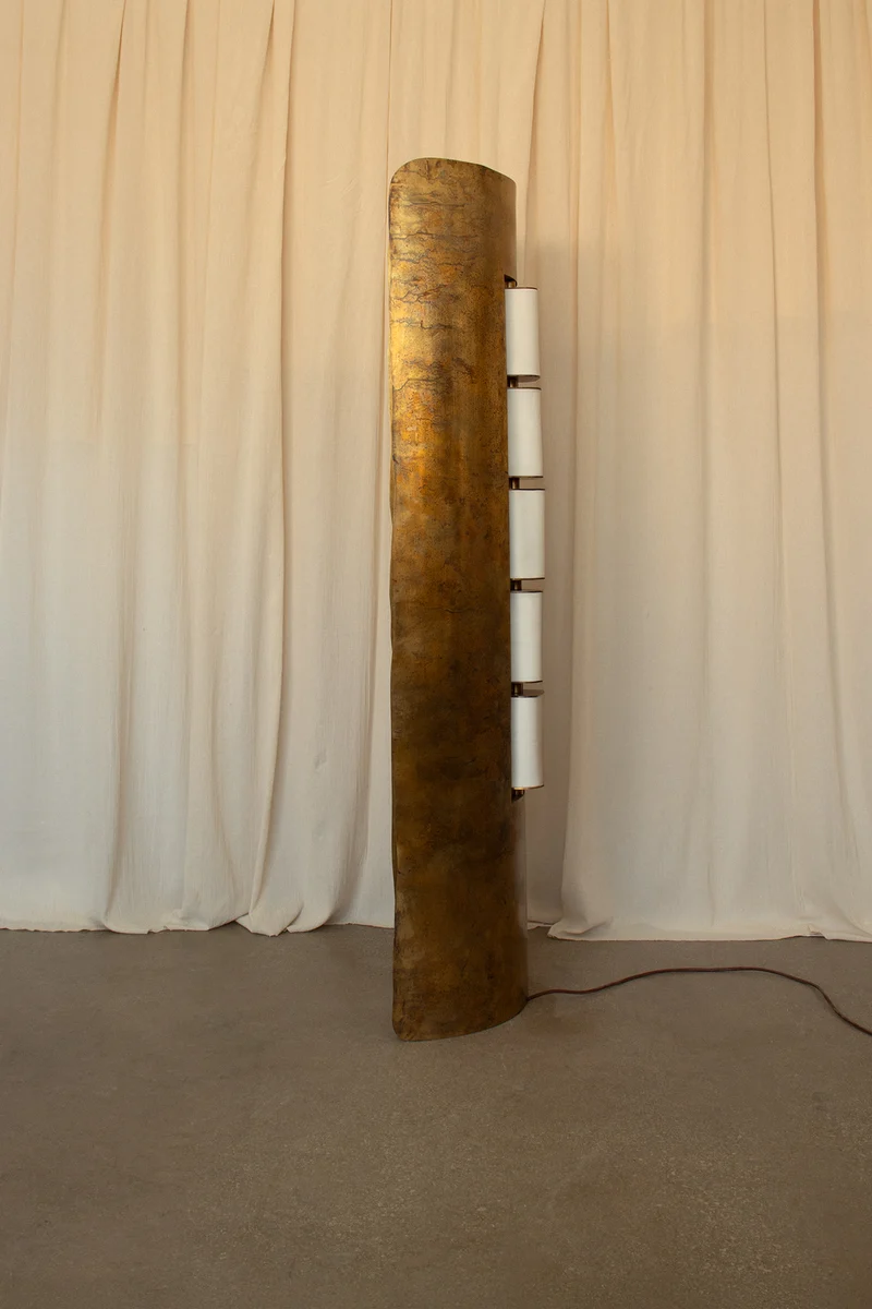 Curio No.3 Brass Floor Lamp