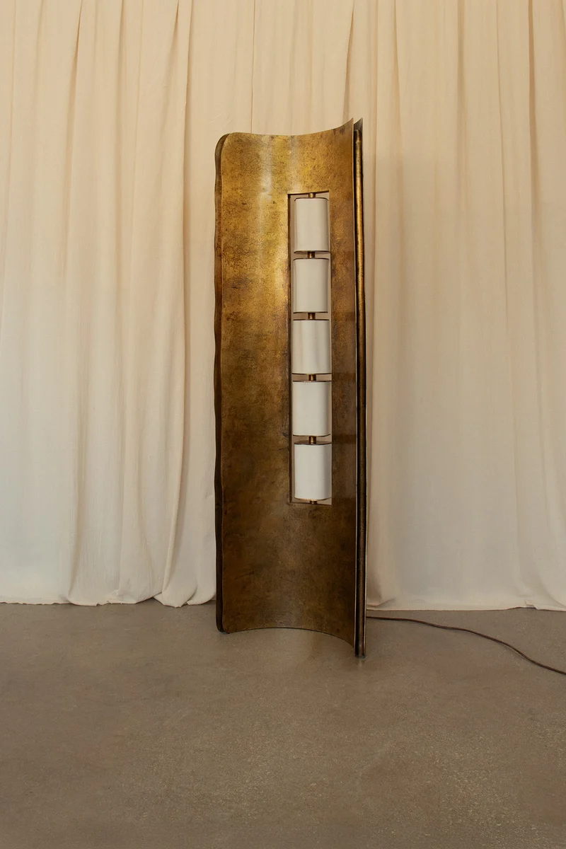 Curio No.3 Brass Floor Lamp