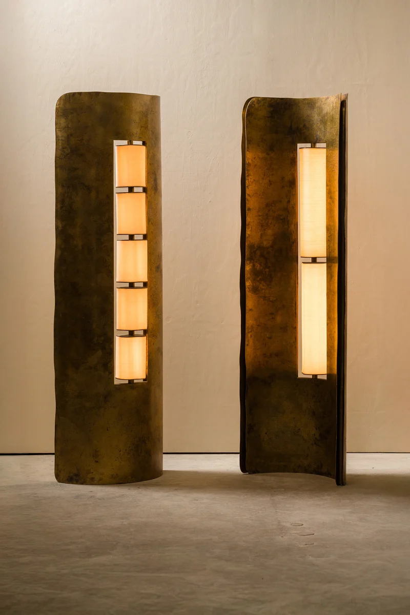 Curio No.3 Brass Floor Lamp