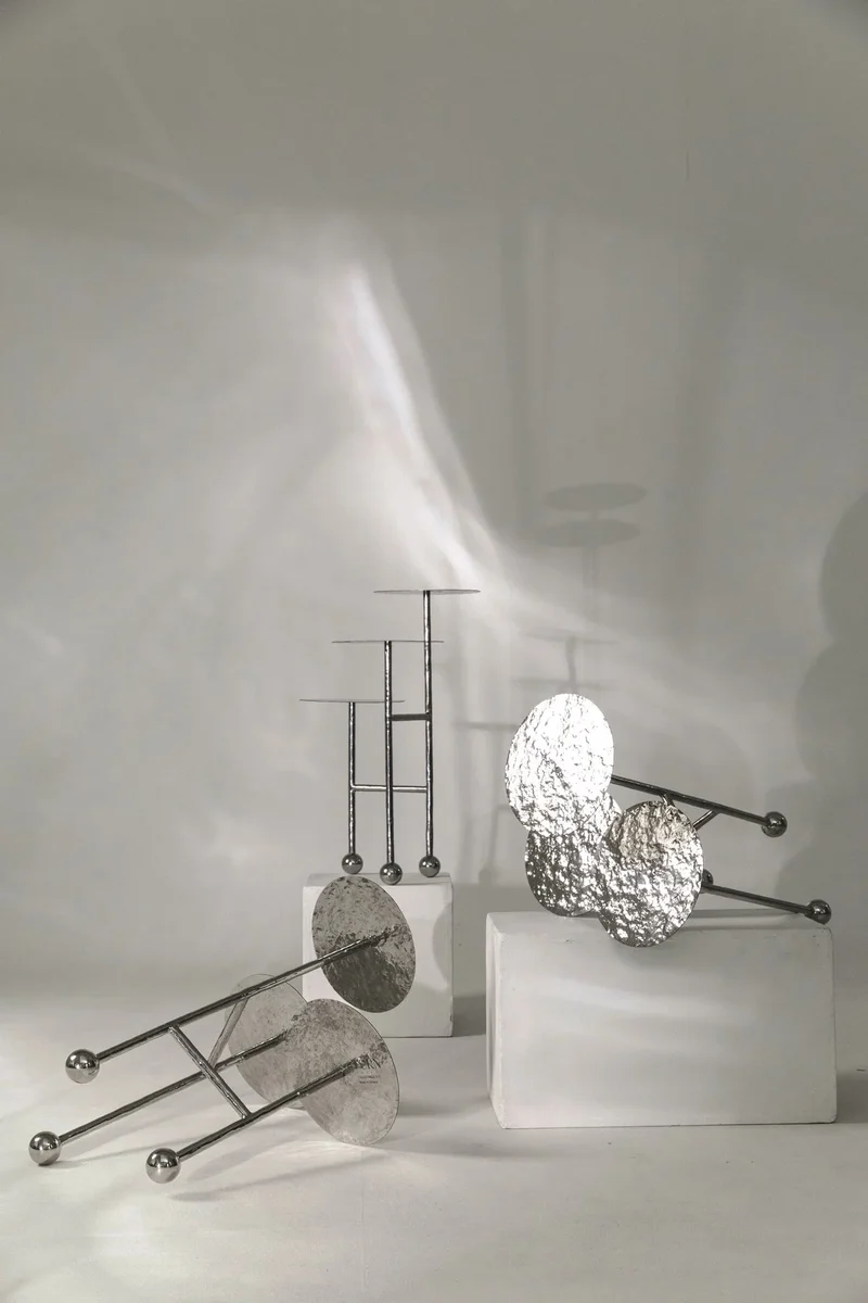 Liquid Side Table Stainless Steel