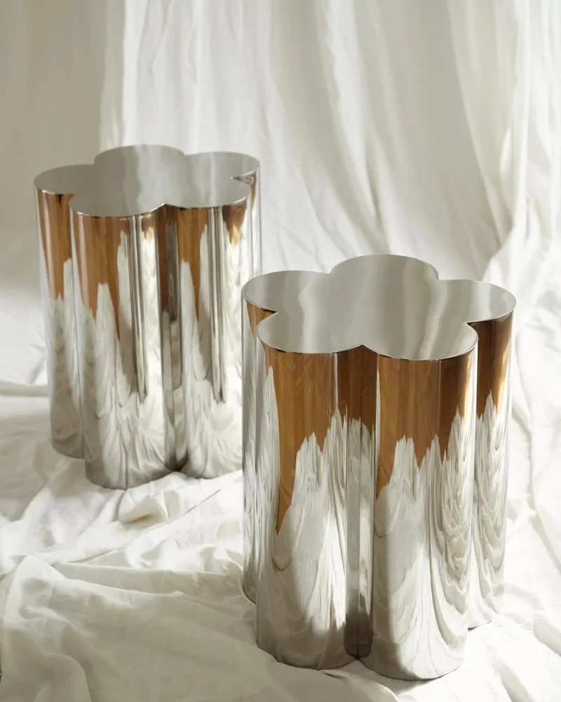 Barvinok Steel Side Table