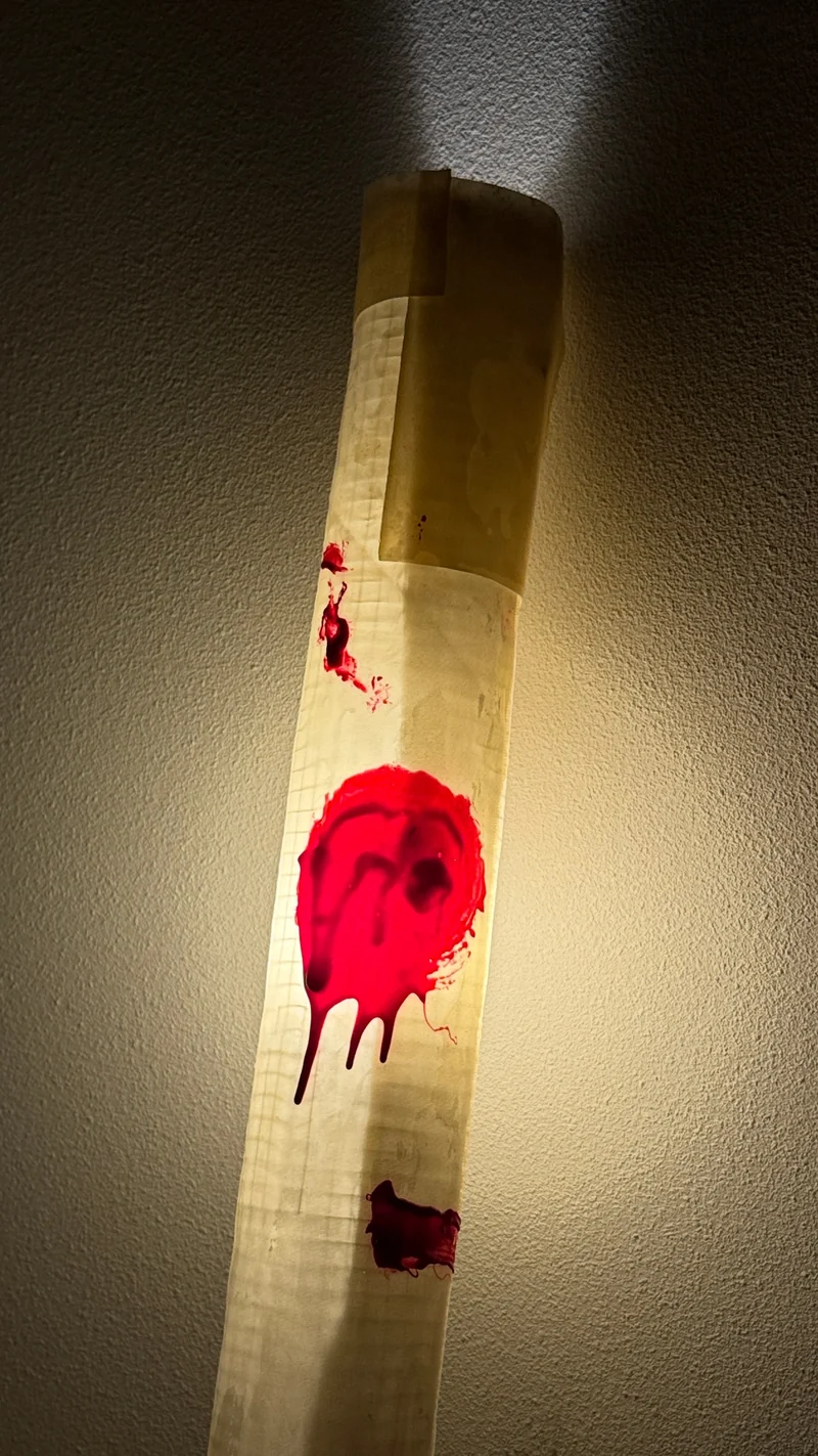 Red Nodes Resin Floor Lamp Series