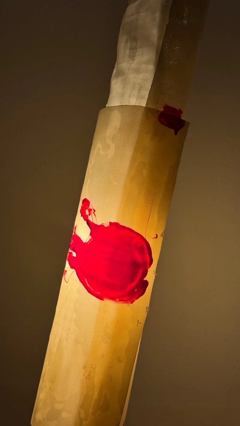 Red Nodes Resin Floor Lamp Series
