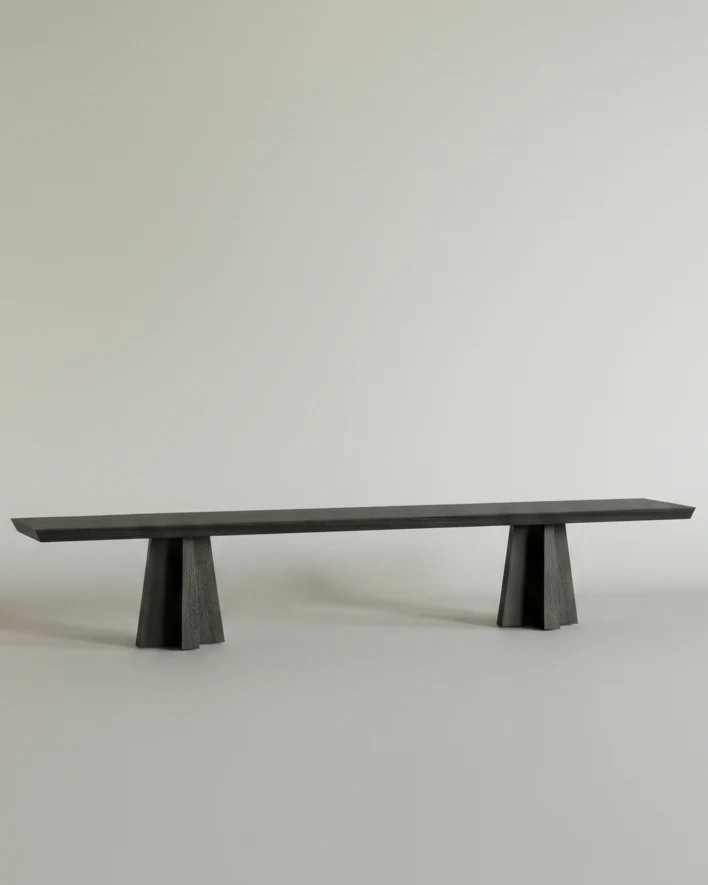 Bench - in Oak and Stained Ash - Collection