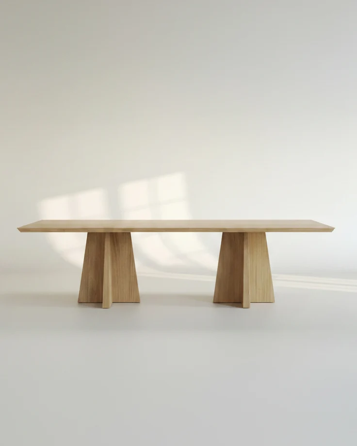 Large Dining Table in Oak and Walnut - Collection