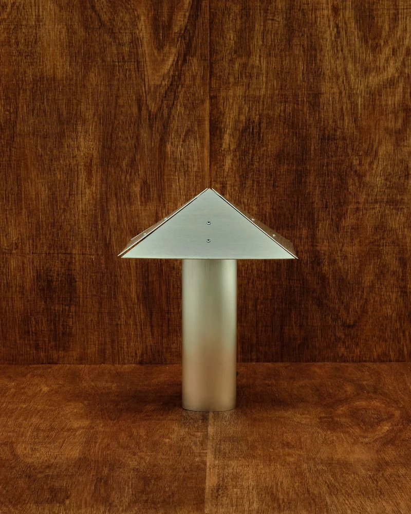 Chimney Steel Table Lamp - Art Deco Style
