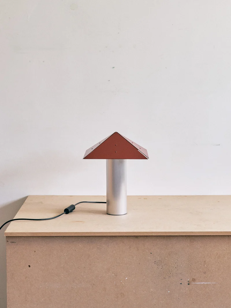 Chimney Steel Table Lamp - Art Deco Style