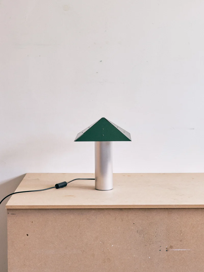 Chimney Steel Table Lamp - Art Deco Style
