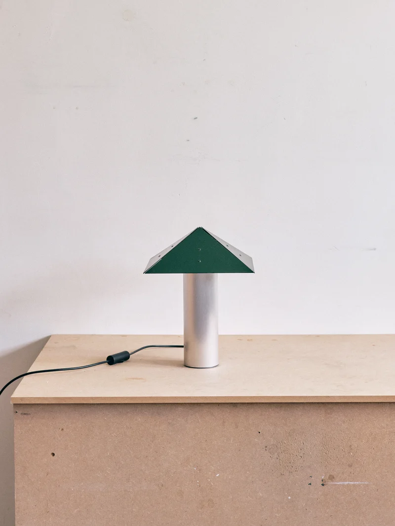 Chimney Steel Table Lamp - Art Deco Style