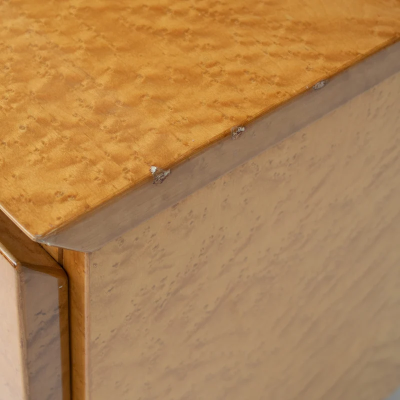 Burl Wood Sideboard by Giovanni Offredi for Saporiti