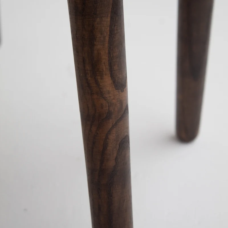 Mid Century Bench and Stools in Wood