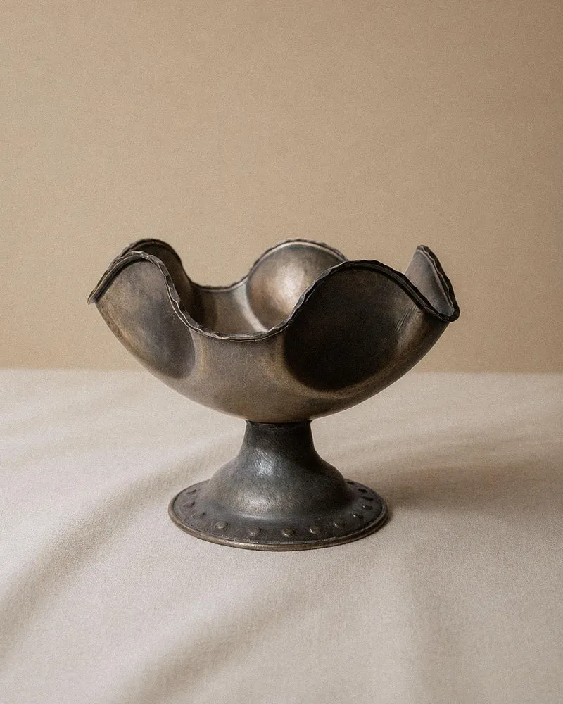1950s Silver Plated Copper Bowl