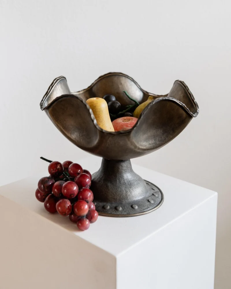 1950s Silver Plated Copper Bowl