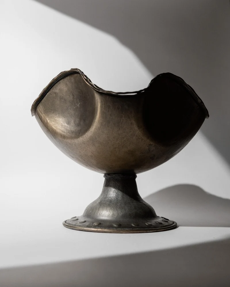 1950s Silver Plated Copper Bowl
