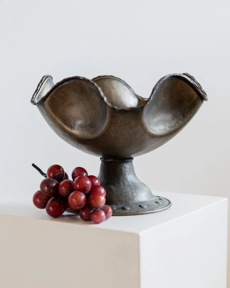 1950s Silver Plated Copper Bowl