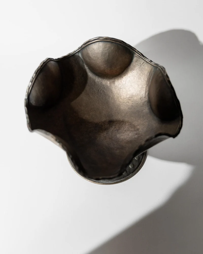 1950s Silver Plated Copper Bowl