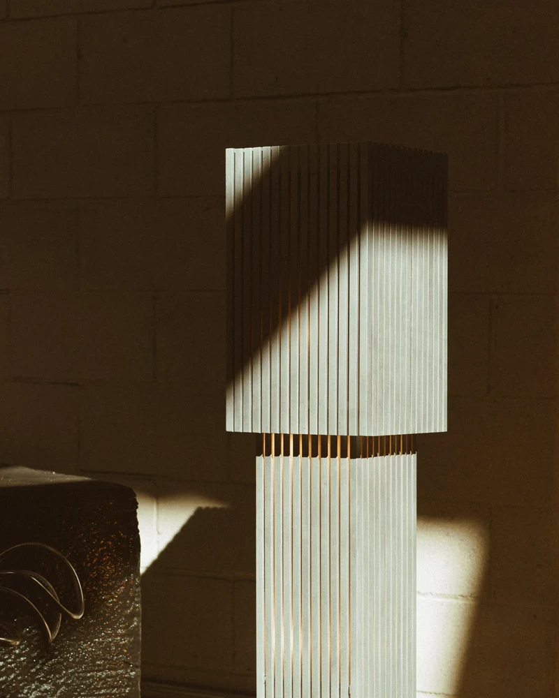 Metal Parallilo Aluminium Floor Lamp