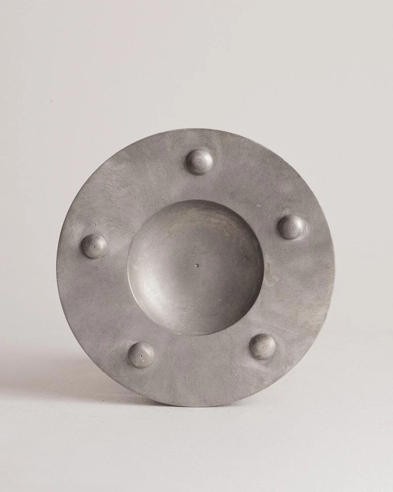 Post-Modern Metal Plate, 1980s