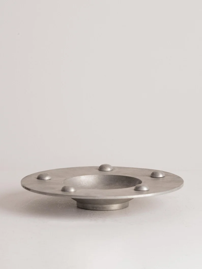 Post-Modern Metal Plate, 1980s