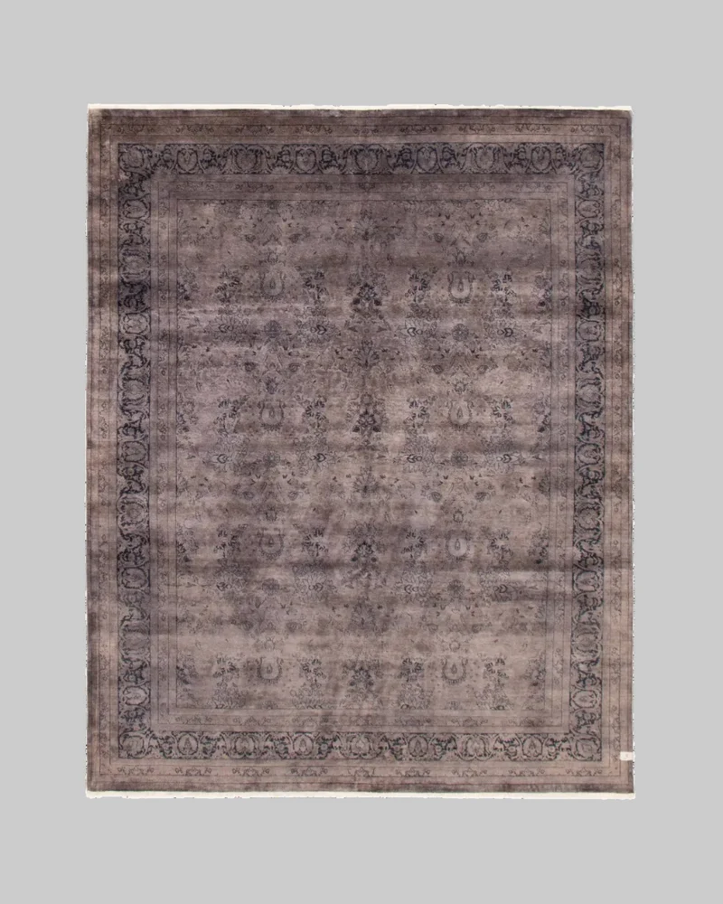 Overdyed Rug in Mulberry 241 x 307 cm