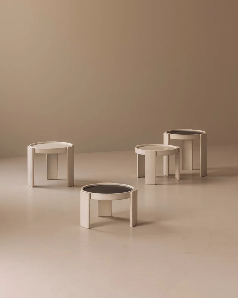 Model 780 side tables by Gianfranco Frattini for Cassina, Italy 1960s