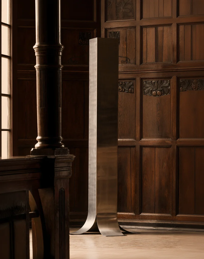 Aluminum Aluminium Floor Lamp Object119