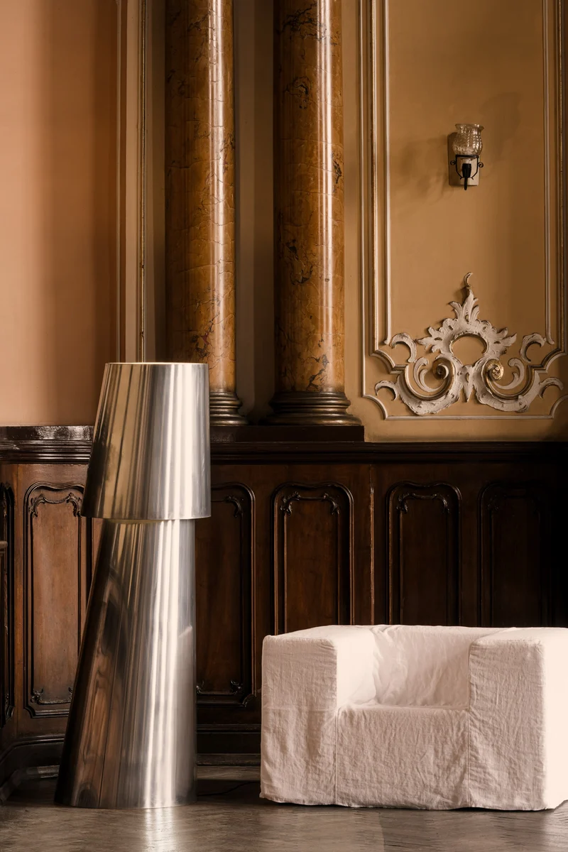 Aluminum Aluminium Floor Lamp Object120