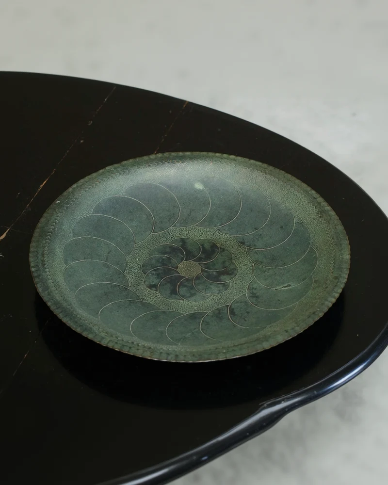 Hand Hammered Art Deco Centerpiece Bowl 1930s