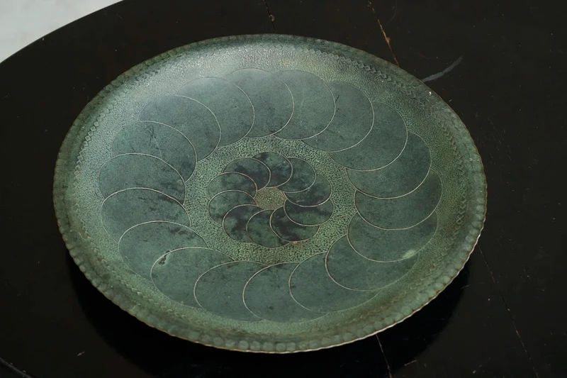Hand Hammered Art Deco Centerpiece Bowl 1930s