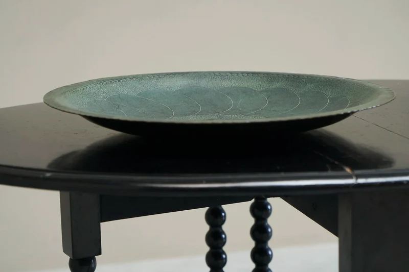 Hand Hammered Art Deco Centerpiece Bowl 1930s