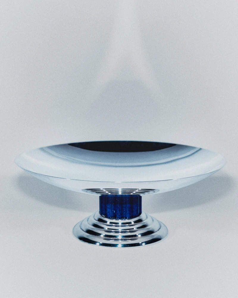 Maison Puiforcat, Silver-Plated Tazza, France, c.1990