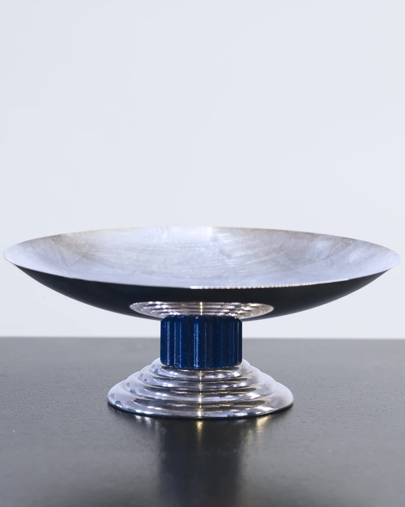 Maison Puiforcat, Silver-Plated Tazza, France, c.1990