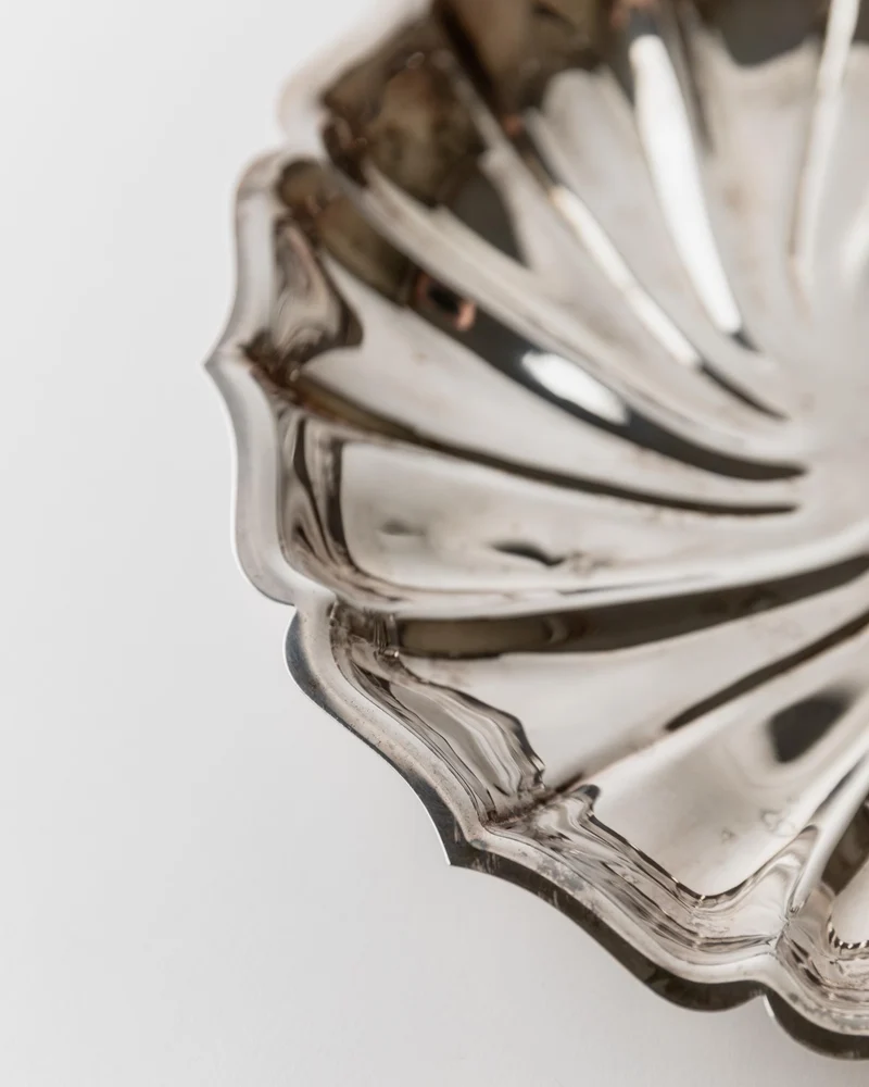 1960s Silver Plated Plate