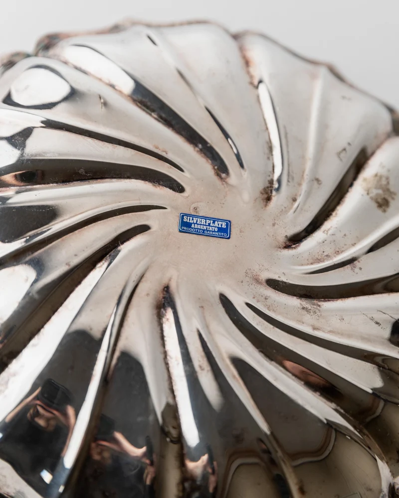 1960s Silver Plated Plate
