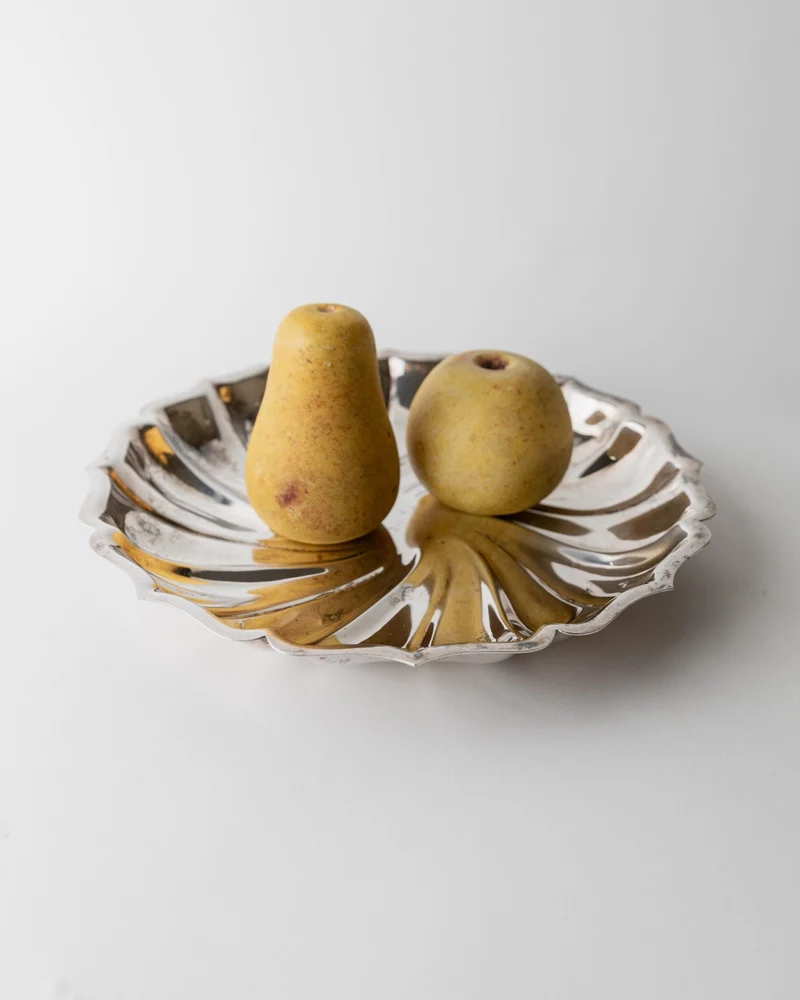 1960s Silver Plated Plate