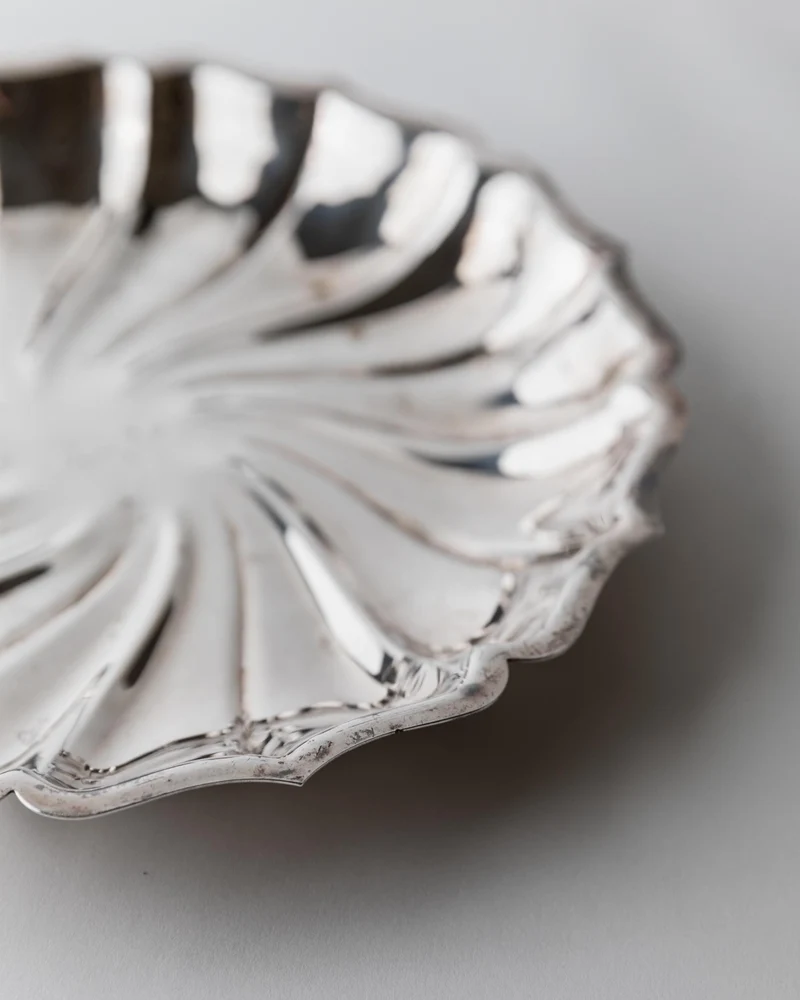 1960s Silver Plated Plate
