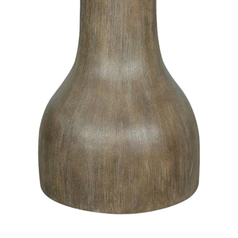 Table de bout en bois/placage de chêne brun grisâtre - Bosley
