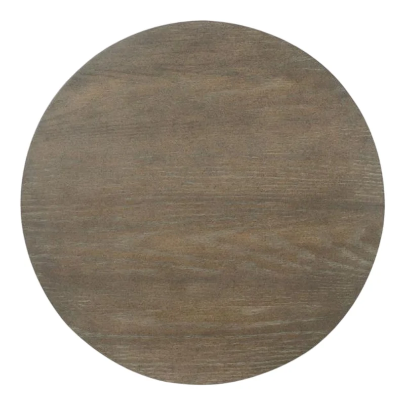 Table de bout en bois/placage de chêne brun grisâtre - Bosley
