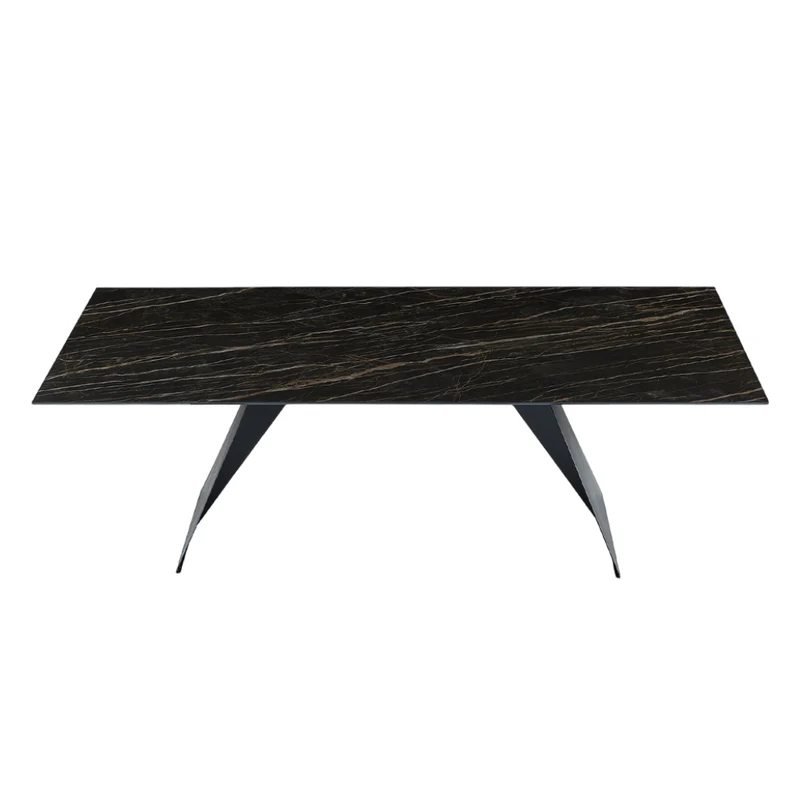 Table de salle à manger rectangulaire en céramique - Hugo