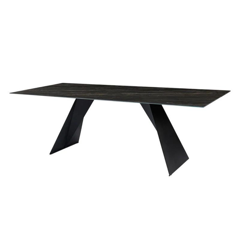 Table de salle à manger rectangulaire en céramique - Hugo